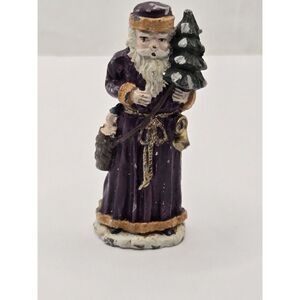Vintage NOVELINO Antique Pewter Collection SANTA Figurine